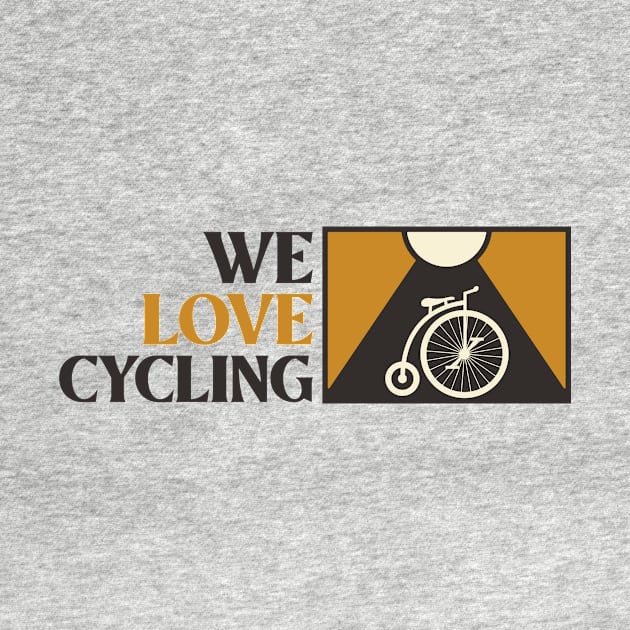 We love biking by Baldodesign LLC.